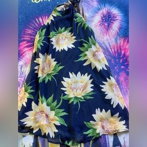 LIKE NEW Show Me Your Mumu Floral Katy Halter Dress Size XS